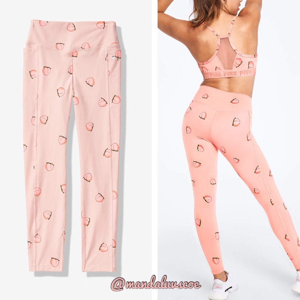 NEW💕VS PINK PINK PEACHES ULTIMATE V LEGGINGS